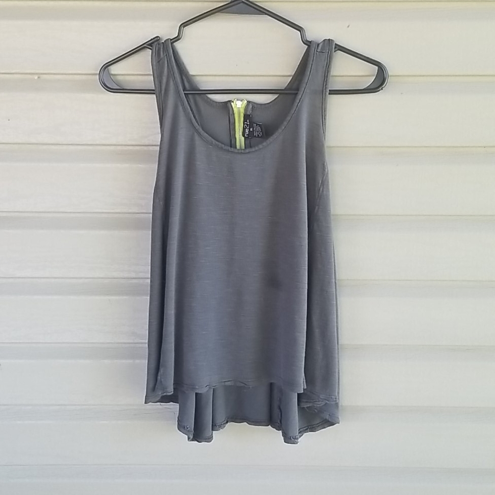 Hunter green crop top tank top
